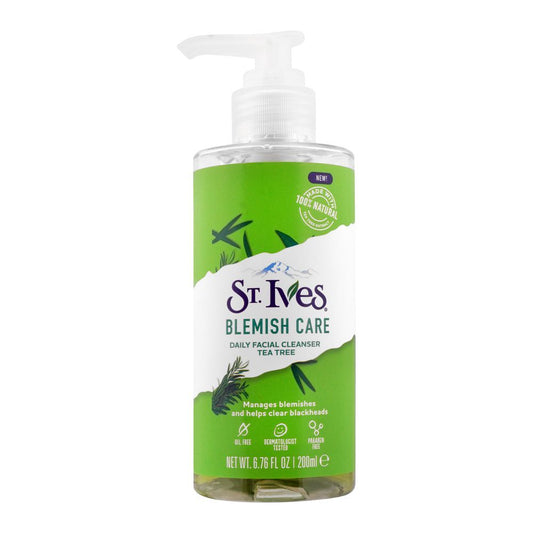 St. Ives Blemish Care Tea Tree Daily Facial Cleanser, 200ml - Front View