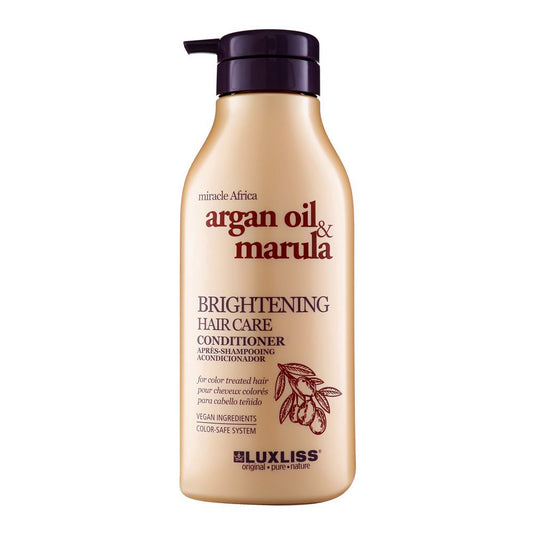 Beaver Luxliss Miracle Africa Argan Oil & Marula Brightening Hair Care Conditioner, Paraben & Sulfate Free, 500ml - Front View