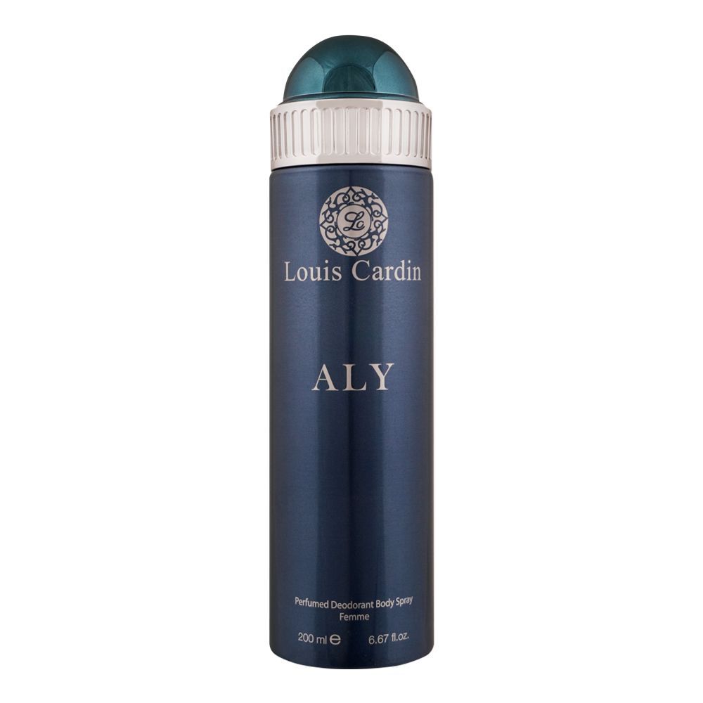 Louis Cardin ALY Femme Deo Spray, For Women, 200ml - Front View