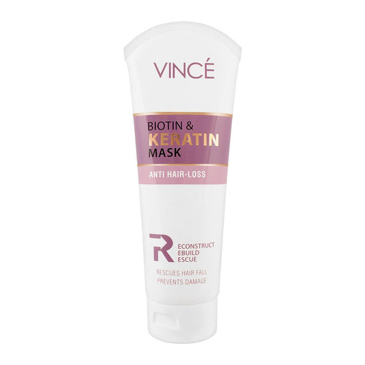 Vince Biotin & Keratin Anti Hair Loss Mask, 200ml - Front View