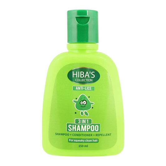 Hiba's Collection Anti Lice 3-in-1 Shampoo, 150ml - Front View