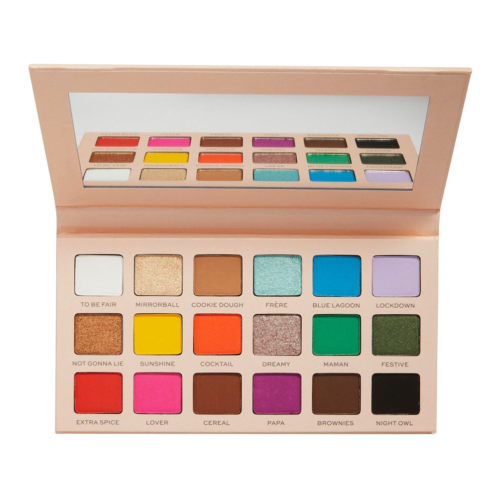 Makeup Revolution Soph X Super Spice Eyeshadow Palette, 18-Pack - Front View