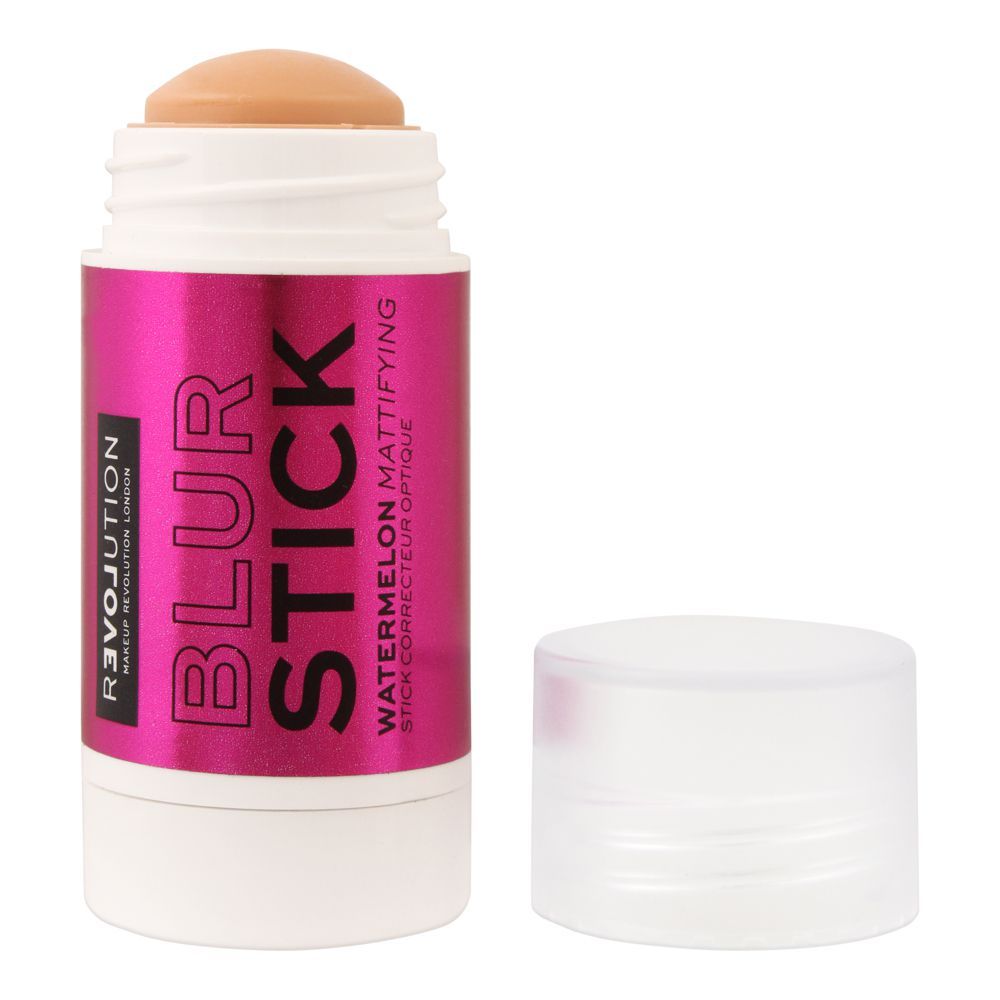 Makeup Revolution Watermelon Mattifying Blur Stick - Front View