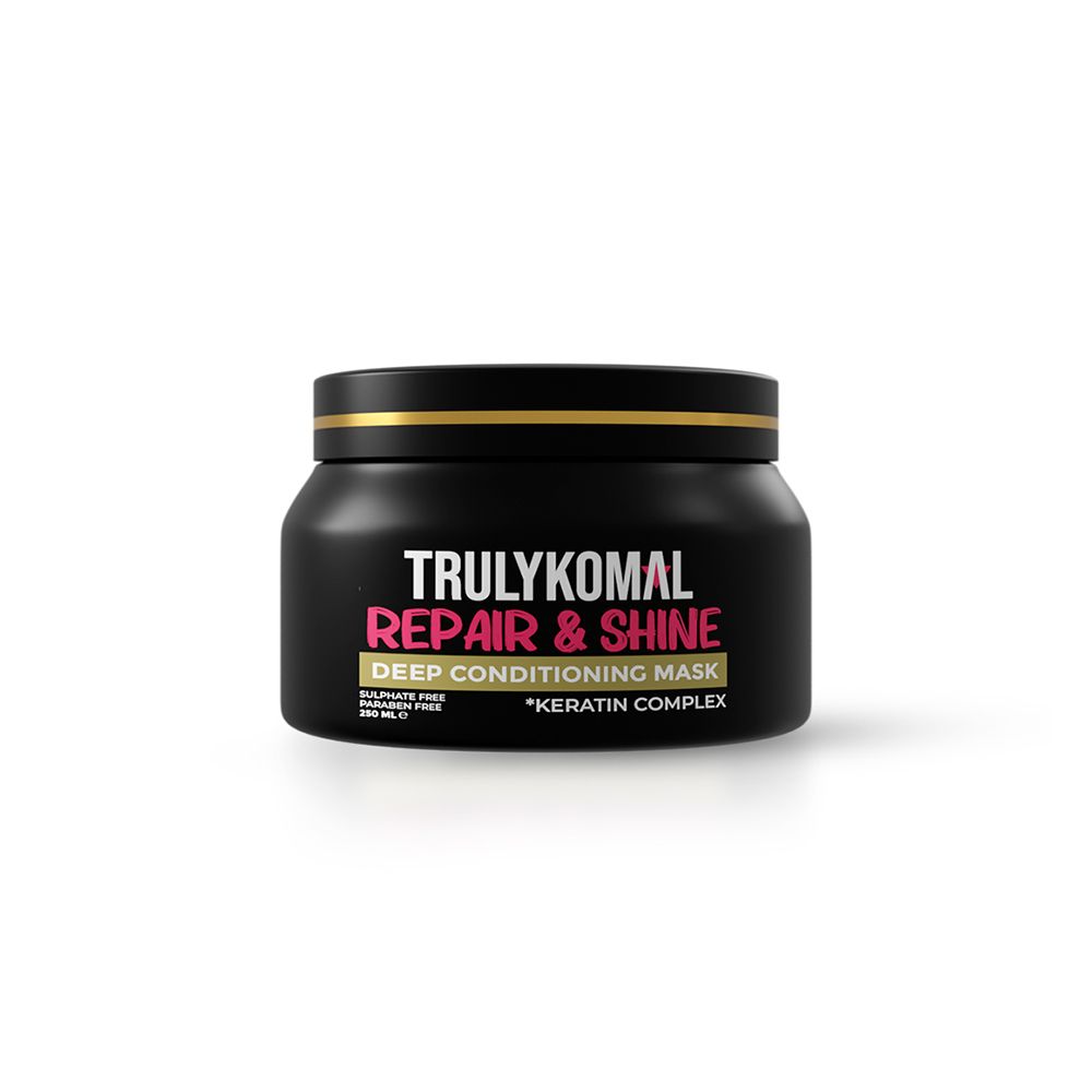 Truly Komal Keratin Complex Repair & Shine Deep Conditioning Mask, 300ml - Front View