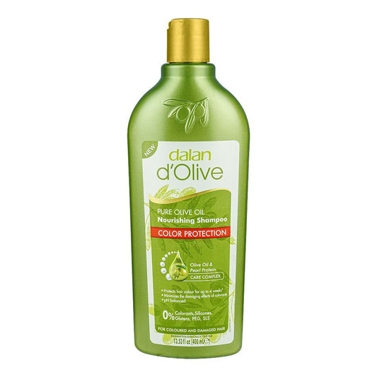 Dalan D'Olive Color Protection Olive Oil Nutrition Shampoo, 400ml - Front View