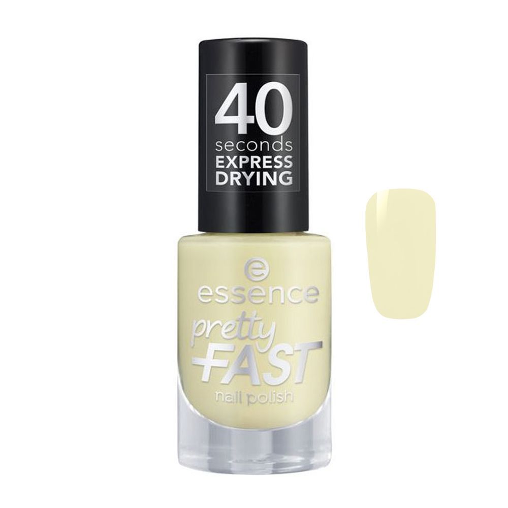Essence Pretty Fast Nail Polish, 06 Yellow To Go - Front View