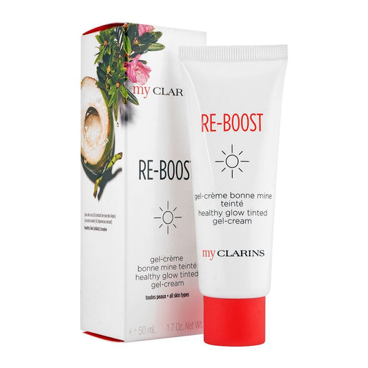 Clarins Paris My Clarins Paris Re-Boost Healthy Glow Tinted Gel Cream, 50ml -  Front View