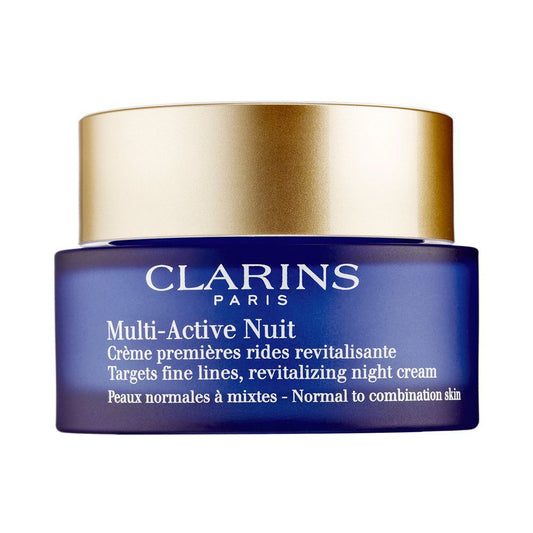 Clarins Paris Multi-Active Nuit Revitalizing Night Cream, Normal To Dry Skin, 50ml -  Front View