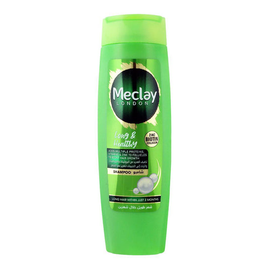Meclay London Zinc Biotin Collagen Long & Healthy Shampoo, 185ml - Front View