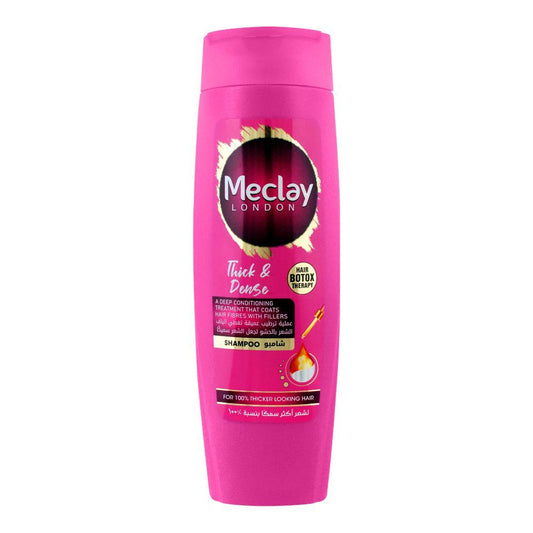 Meclay London Hair Botox Therapy Thick & Dense Shampoo, 185ml - Front View