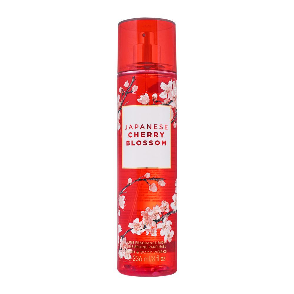 Bath & Body Works Japanese Cherry Blossom Fine Fragrance Mist, 236ml - Front View