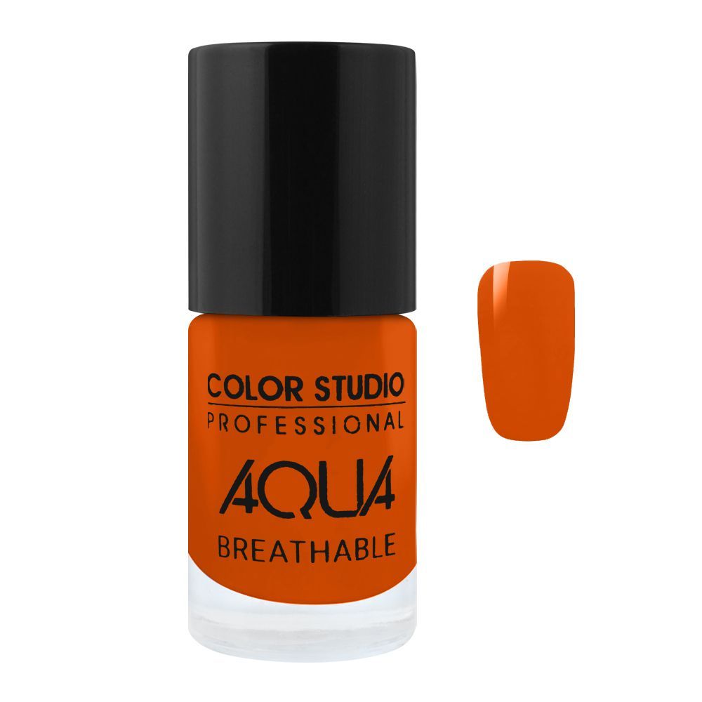 Color Studio Aqua Breathable Nail Polish, Boom 6ml - Front View