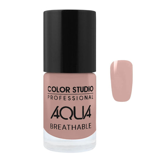 Color Studio Aqua Breathable Nail Polish, Fiasco 6ml - Front View