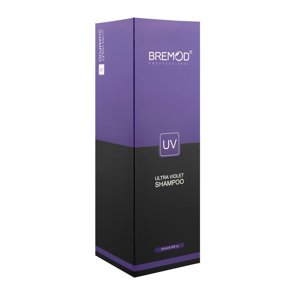 Bremod UV Ultra Violet Shampoo, 250ml - Front View