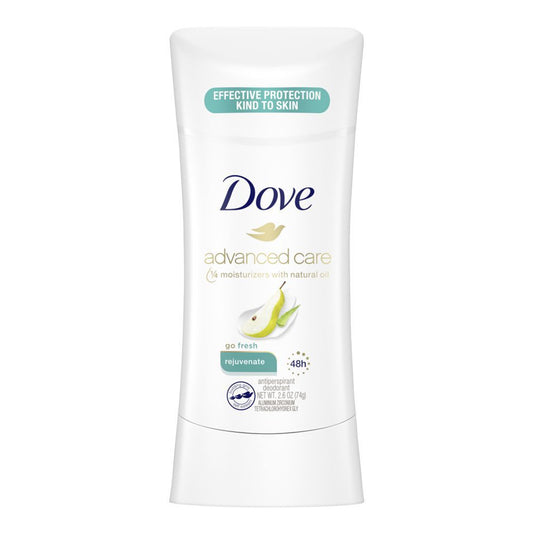 Dove Advanced Care 48H Go Fresh Rejuvenate Deodorant Stick, For Women, 74g - Front View