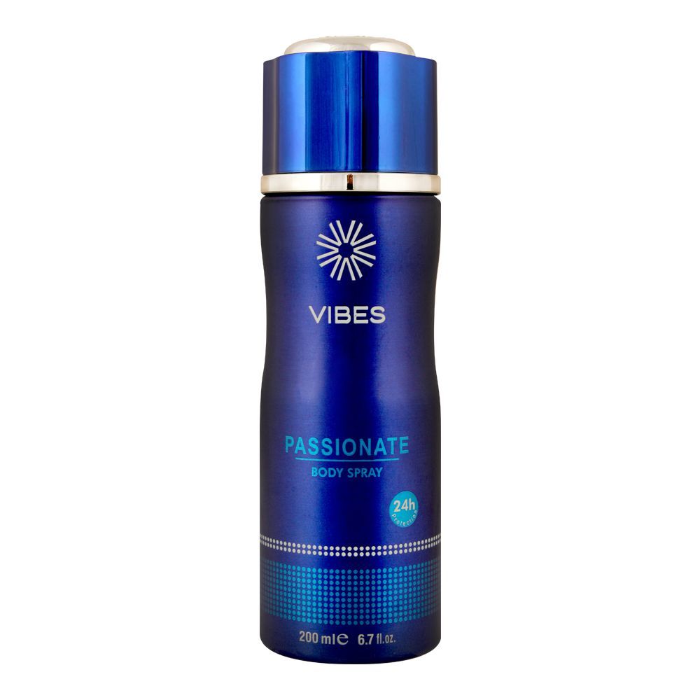 Hemani Vibes Passionate Body Spray, 200ml - Front View