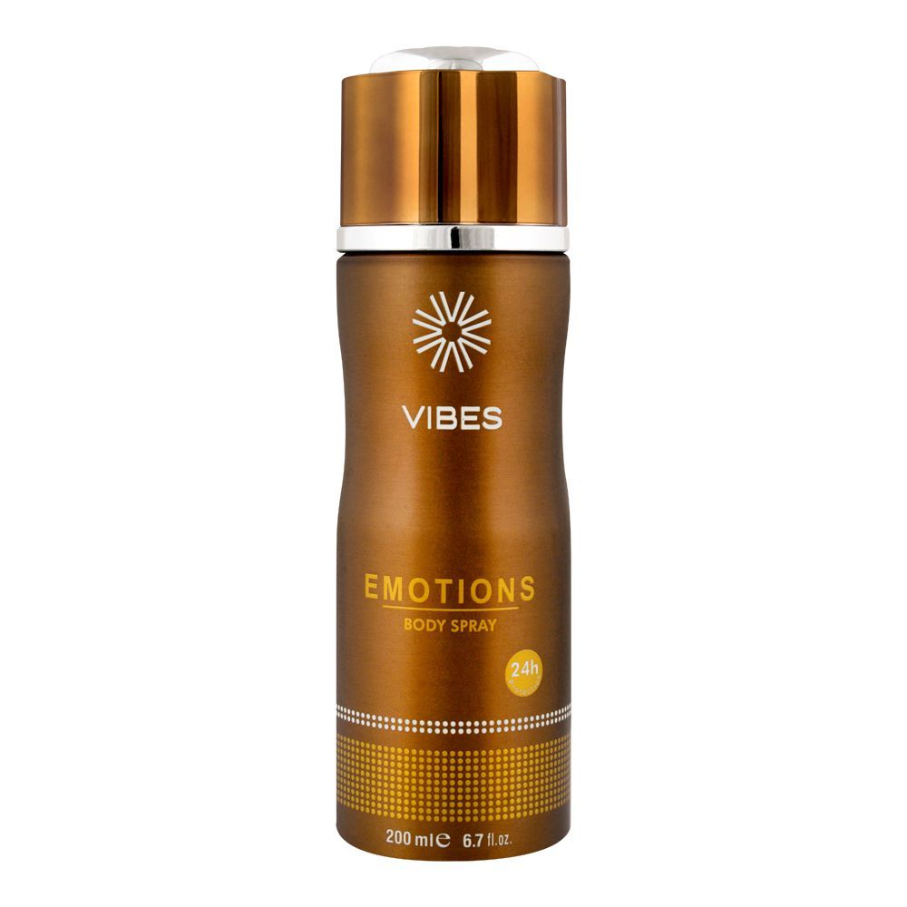 Hemani Vibes Emotion Body Spray, 200ml - Front View