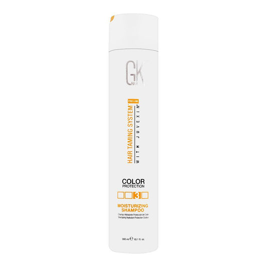 GK Hair Pro Line Hair Taming System Color Protection Moisturizing Shampoo, 300ml - Front View