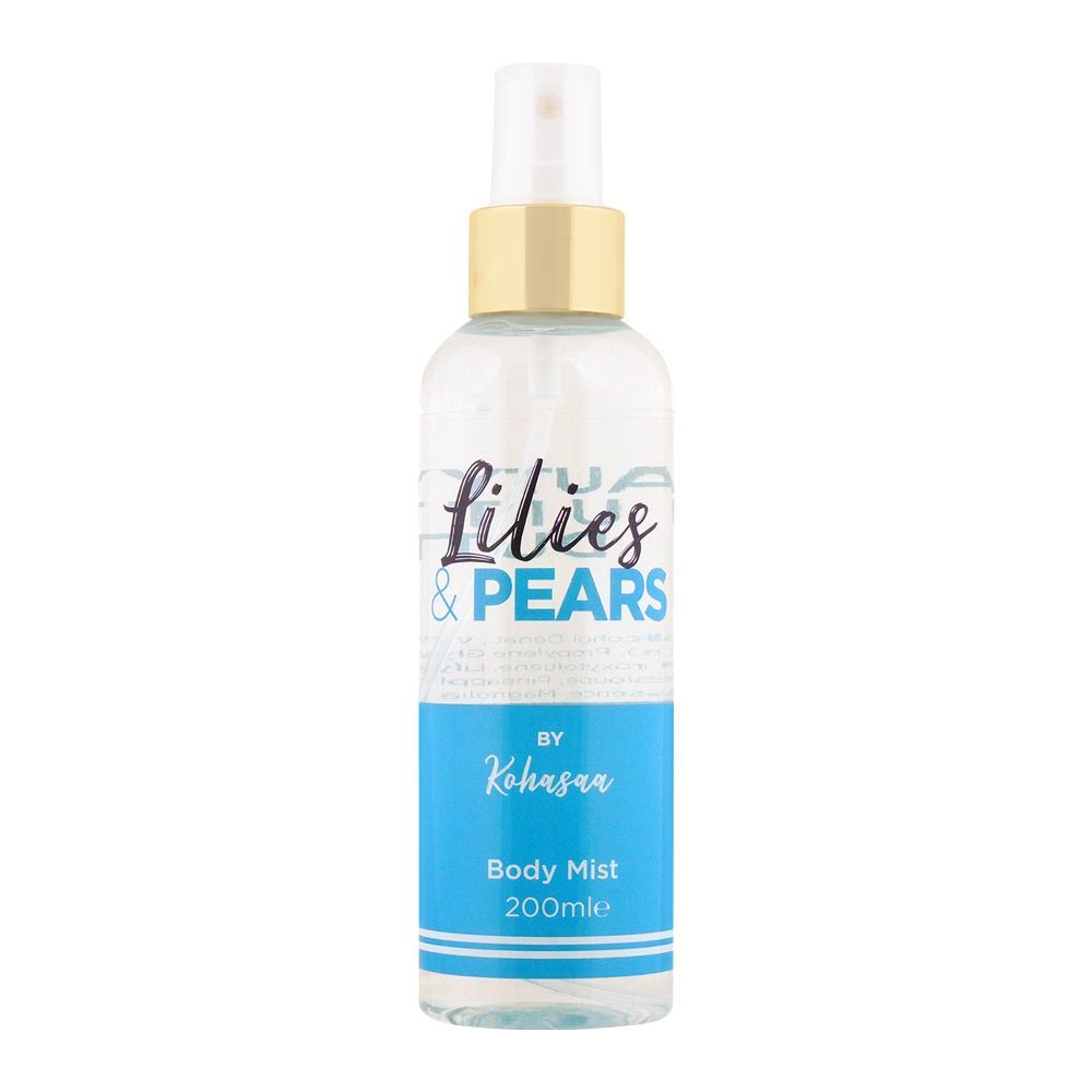 Kohasaa Lilies & Pears Body Mist, 200ml - Front View