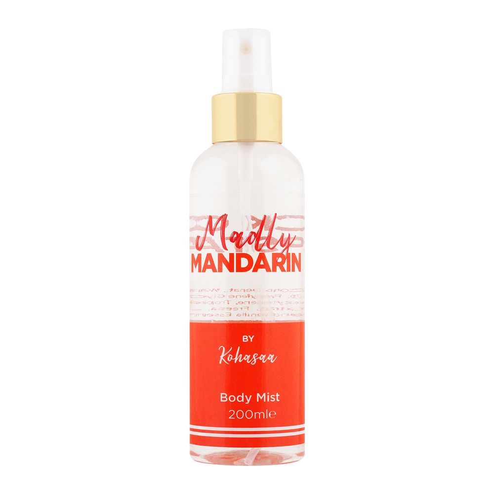 Kohasaa Madly Mandarin Body Mist, 200ml - Front View