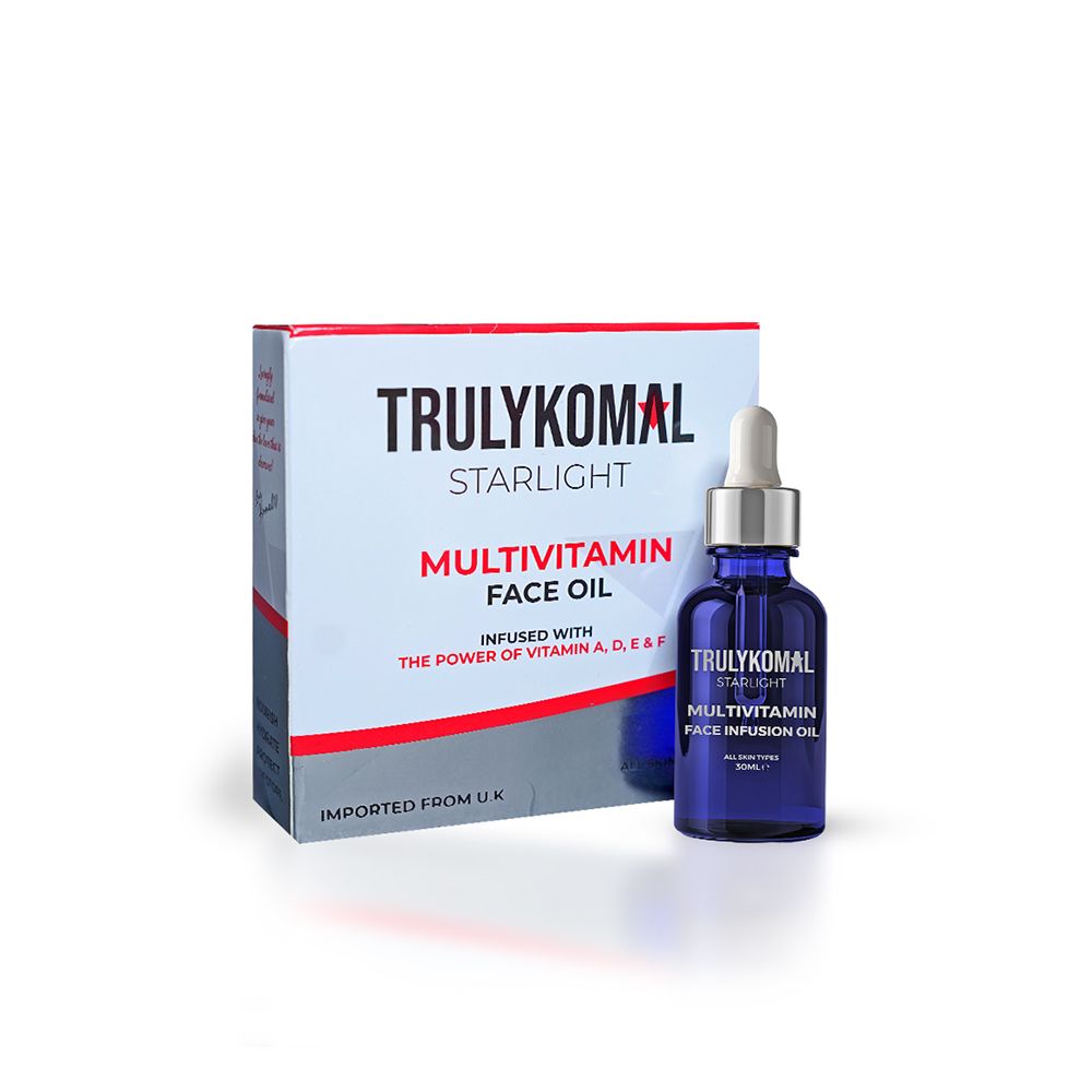 Truly Komal Star Light Multi Vitamin Face Oil, 30ml - Front View