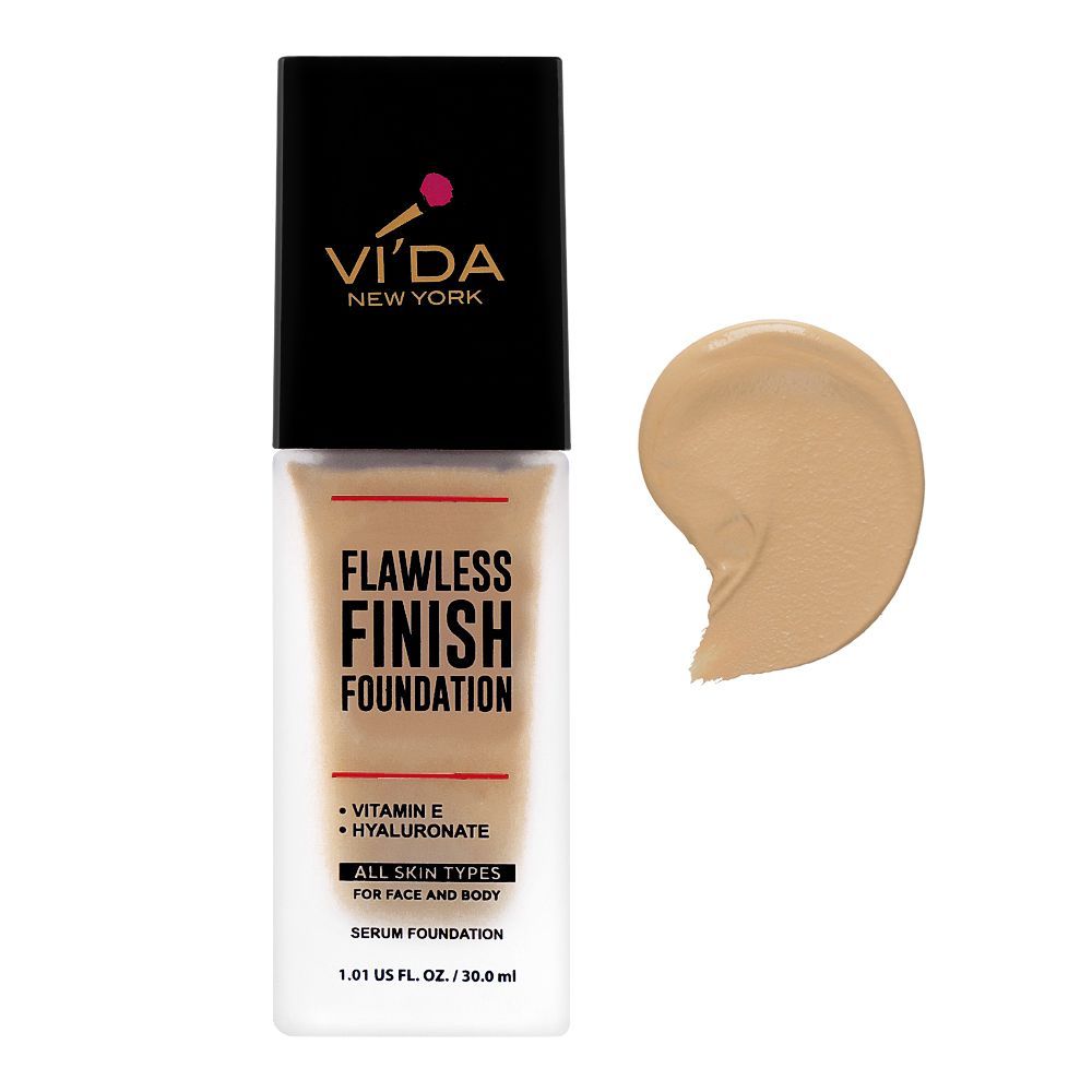 Vi'da New York Flawless Finish Foundation, 350 Light Oak - Front View