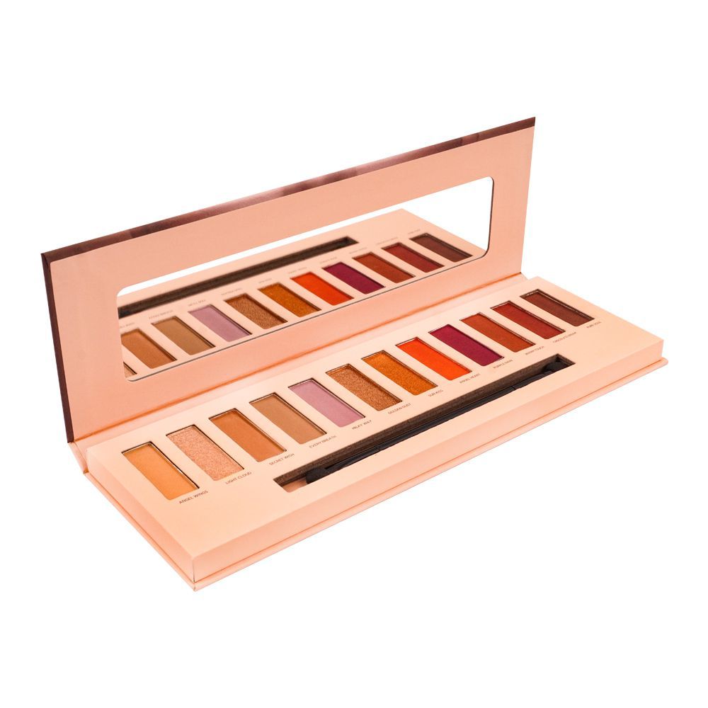 Eveline Angel Dream Eyeshadow Palette, 12 Shades - Front View