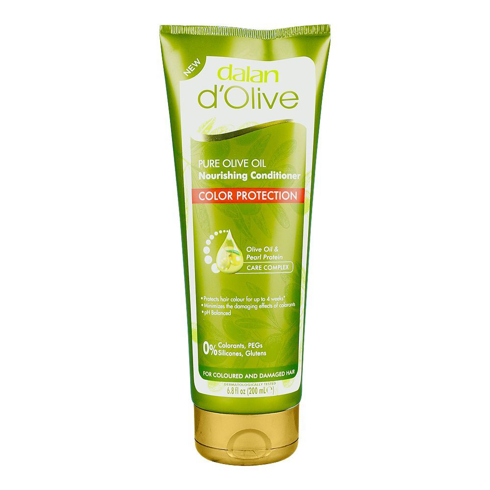 Dalan D'Olive Color Protection Olive Oil Nutrition Conditioner, 200ml - Front View