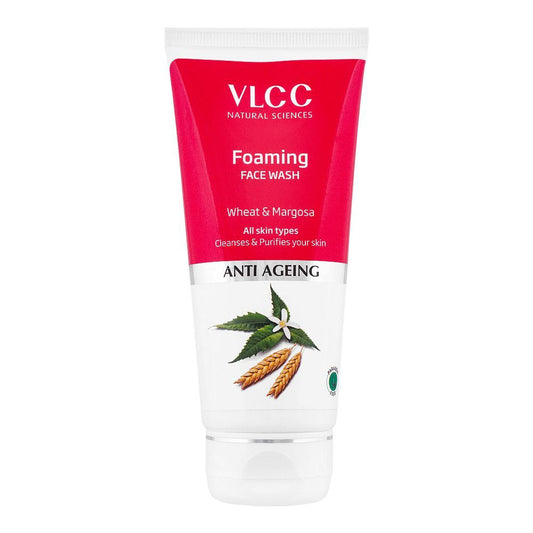 VLCC Natural Sciences Anti Ageing All Skin Types Foaming Face Wash, 100ml - Front View