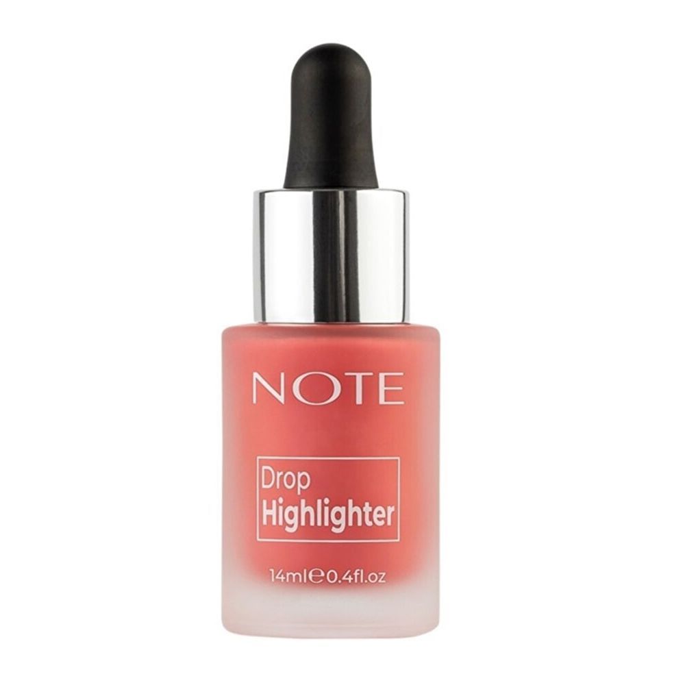 J. Note Drop Highlighter, 01 Pearl Rose - Front View