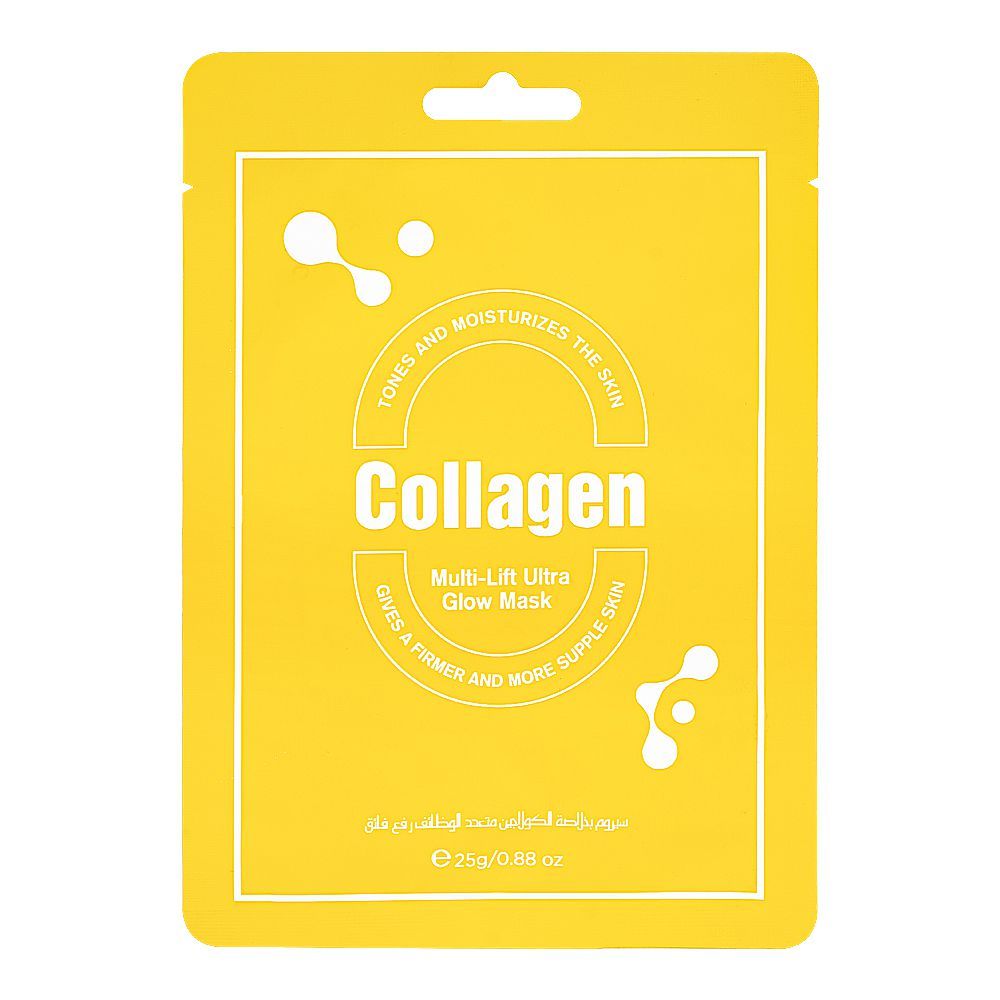 Dr. Rashel Collagen Multi-Lift Ultra Glow Sheet Mask, 25g - Front View