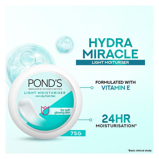 Pond's Light Moisturiser Soft Glowing Skin Cream, 75g -  Front View