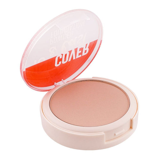 Essence 16hrs Cover & Last Powder Foundation, 05, Classic Vanilla - Front View