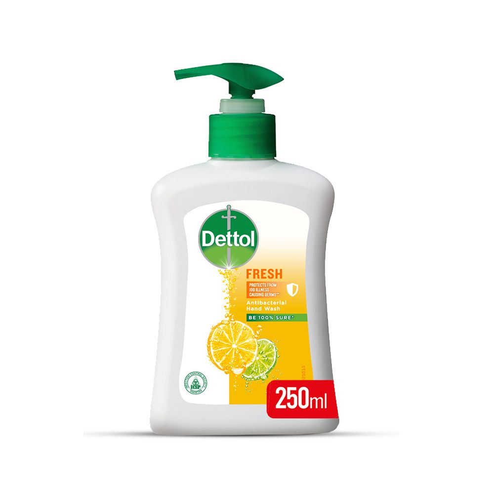 Dettol Fresh Anti-Bacterial Hand Wash, 250ml - Front View