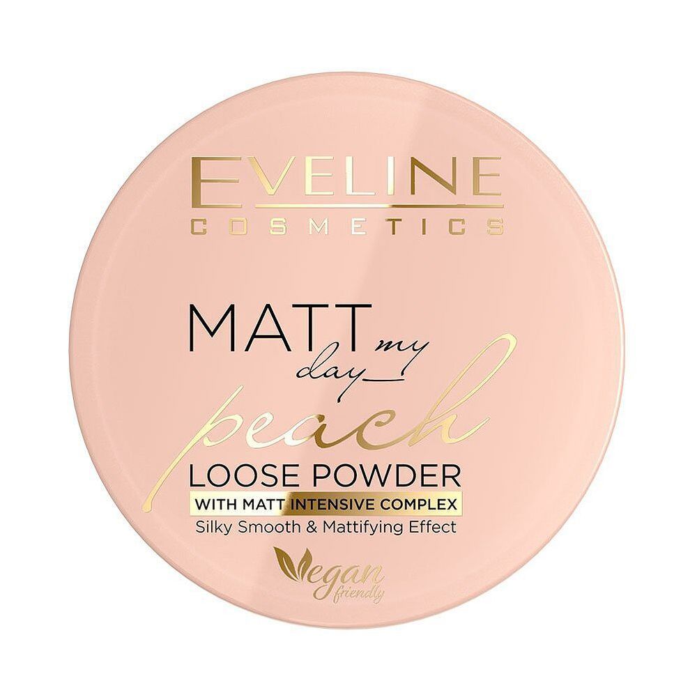 Eveline Matt My Day Loose Powder, Peach - Front View