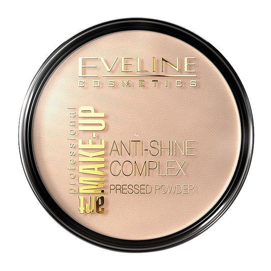 Eveline Anti-Shine Complex Pressed Powder, 31, Transparent - Front View