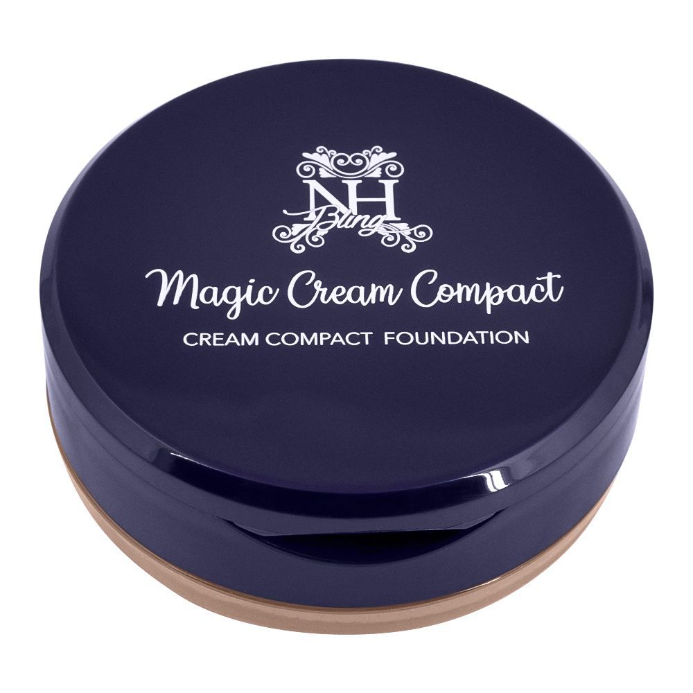 NH Bling Magic Cream Compact Foundation, Playful - Front View