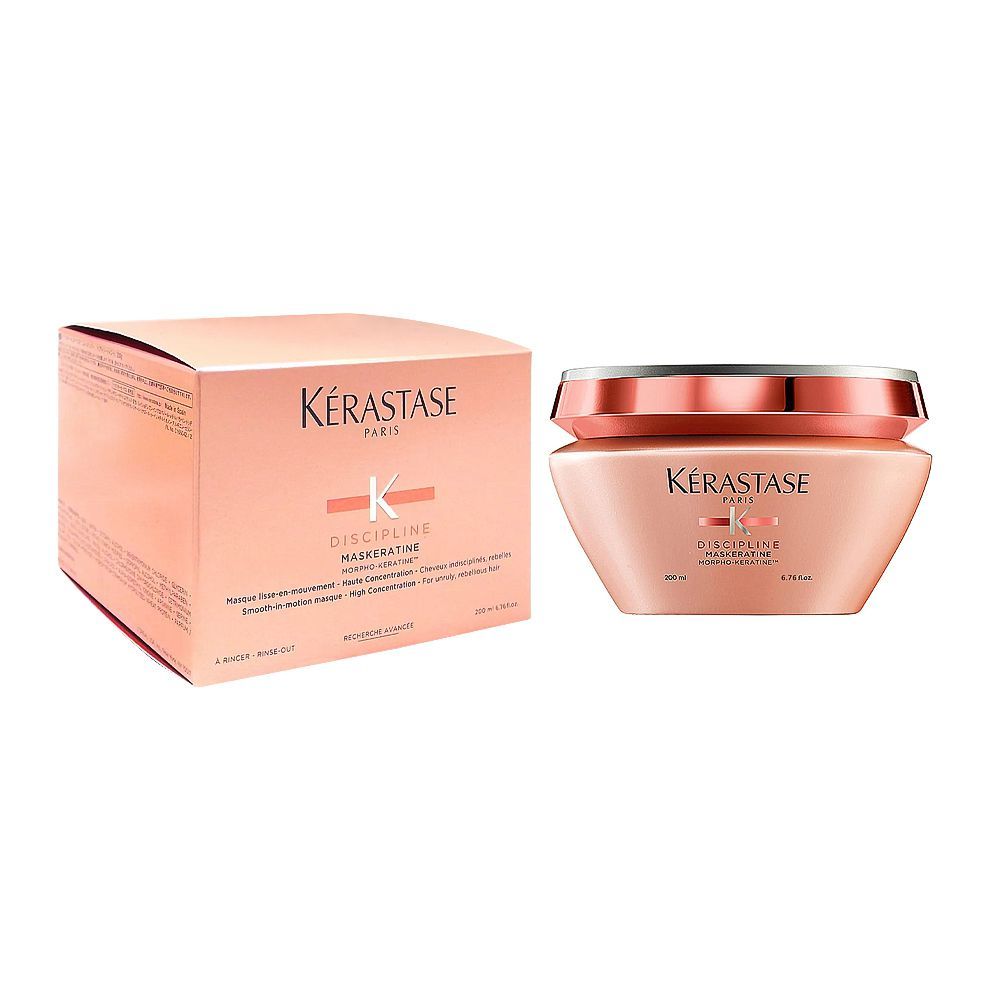 Kerastase Discipline Maskeratine Hair Mask, For Frizzy and Unruly Hair, 200ml - Front View