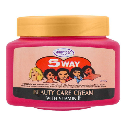 American Care 5 Way Beauty Care Cream With Vitamin E, 250g -  Front View