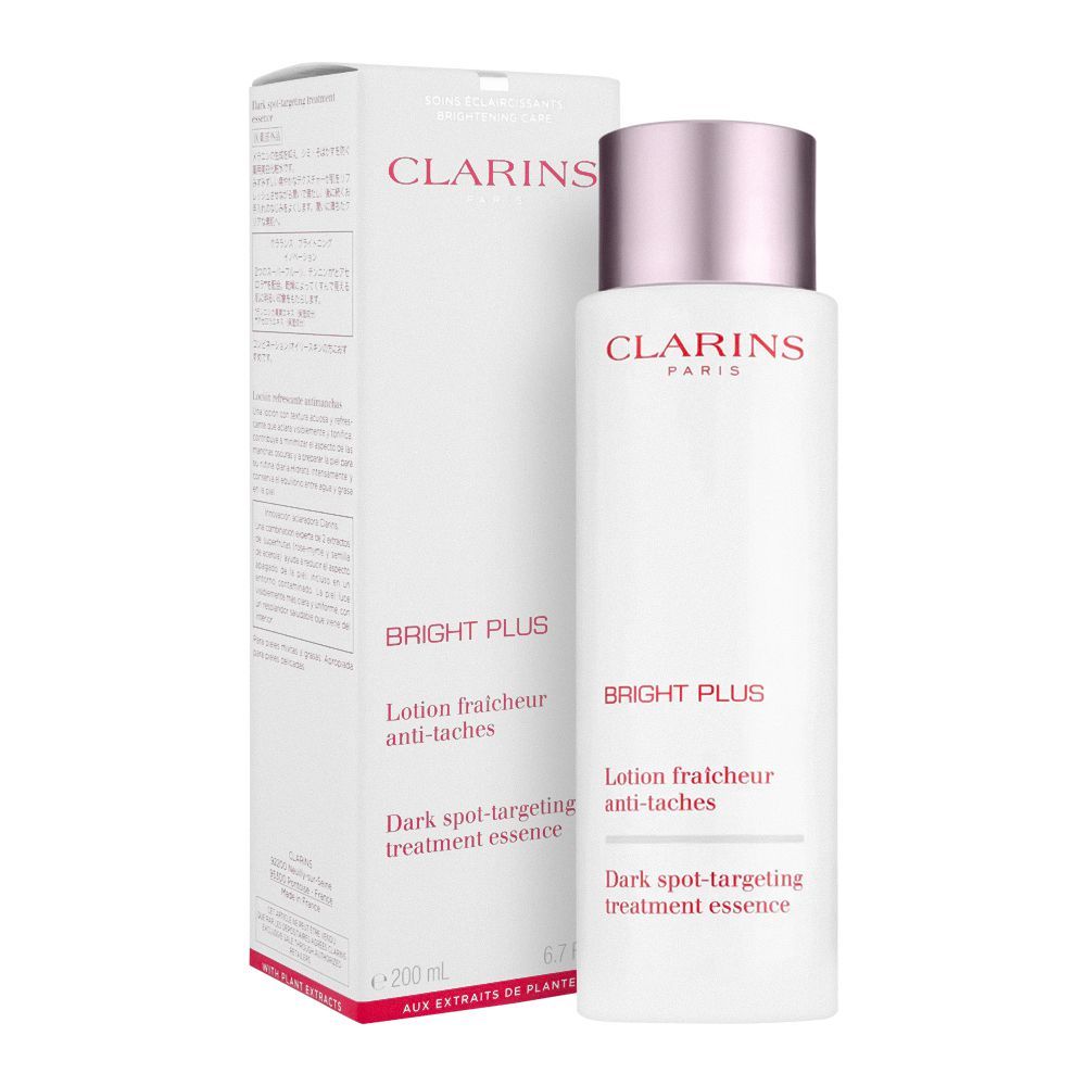 Clarins Paris Bright Plus Dark Sport-Targeting Treatment Essence, 200ml -  Front View
