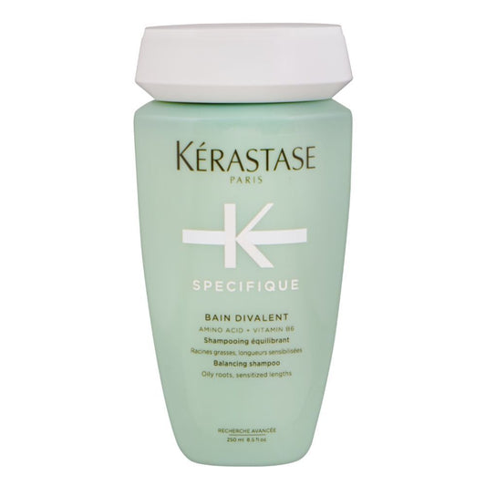 Kerastase Specifique Bain Divalent Balancing Shampoo, For Oily Roots and Sensitised Lengths, 250ml - Front View