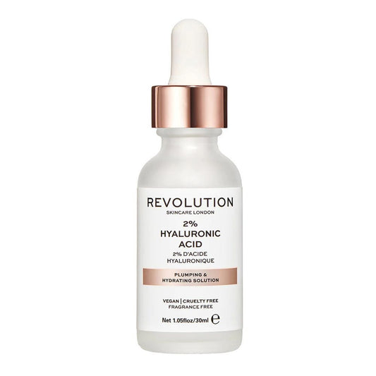 Makeup Revolution Skincare Hyaluronic Acid 2% Serum, 30ml - Front View