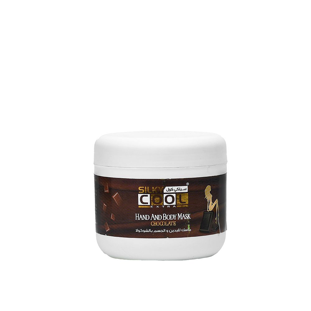 Silky Cool Extra Chocolate Hand And Body Mask, 250ml - Front View