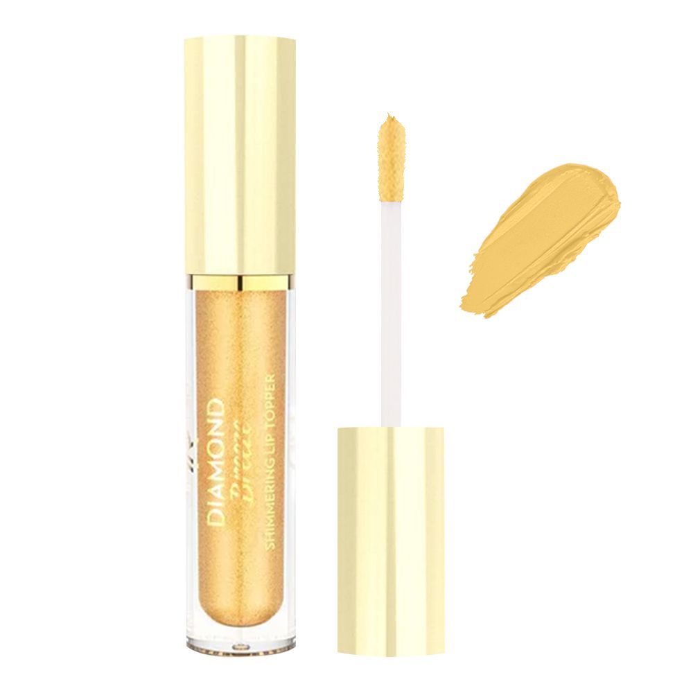 Golden Rose Diamond Breeze Shimmering Lip Topper, 01, 24K Gold - Front View