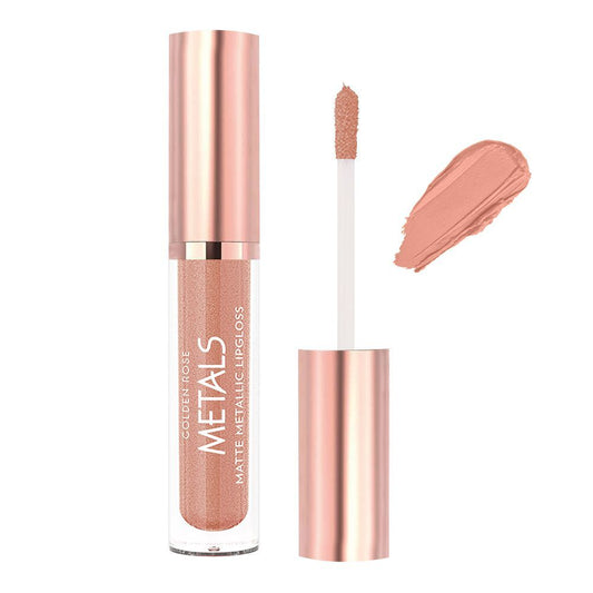 Golden Rose Metals Matte Metallic Lip Gloss, 51, Shimmer - Front View