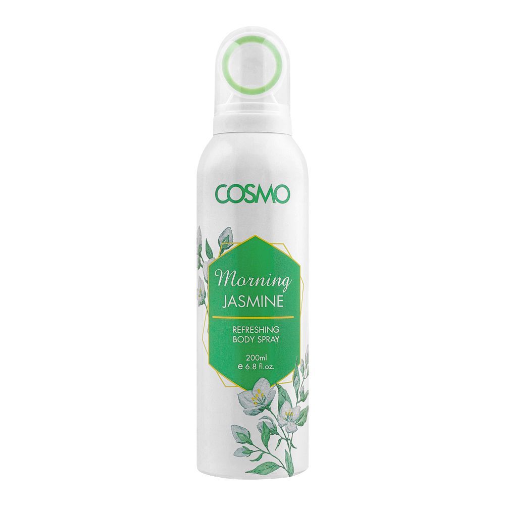 Cosmo Morning Jasmine Refreshing Body Spray, 200ml - Front View