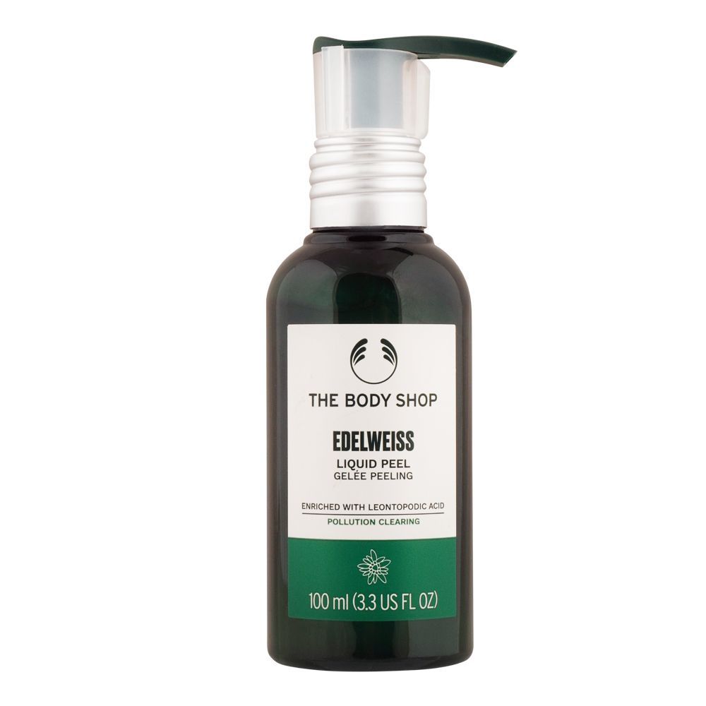 The Body Shop Edelweiss Liquid Peel, Pollution Clearing, 100ml - Front View