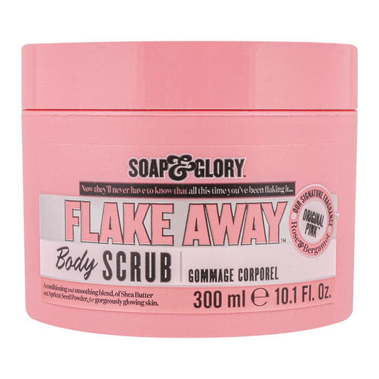Soap & Glory Flake Away Body Scrub, For Gorgeously Glowing Skin, 300ml - Front View