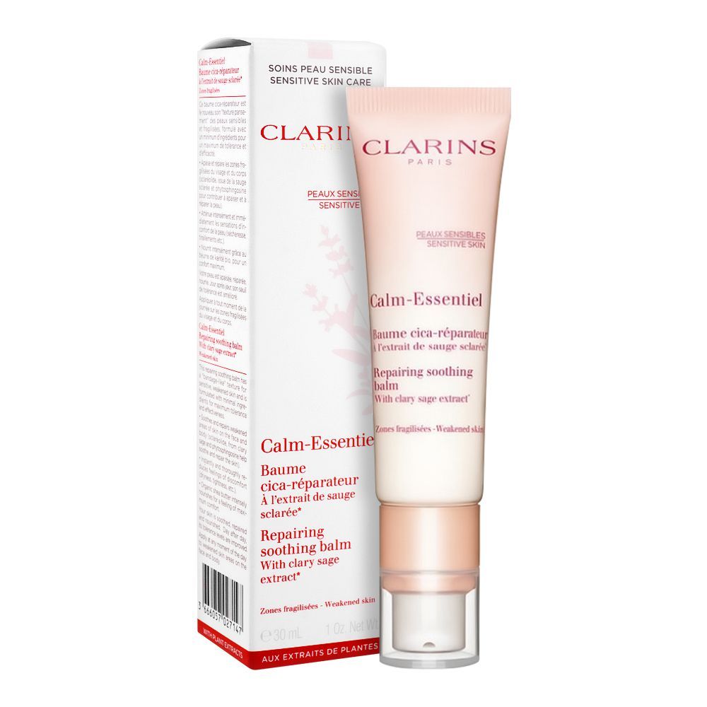 Clarins Paris Calm Essentiel Repairing Soohing Balm 30ml - Front View