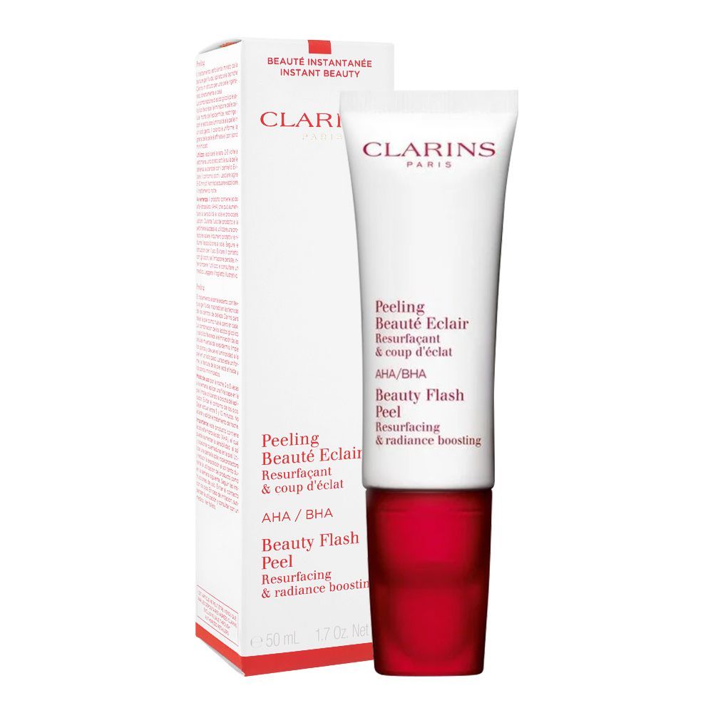 Clarins Paris Beauty Flash Peel Face Gel, 50ml - Front View
